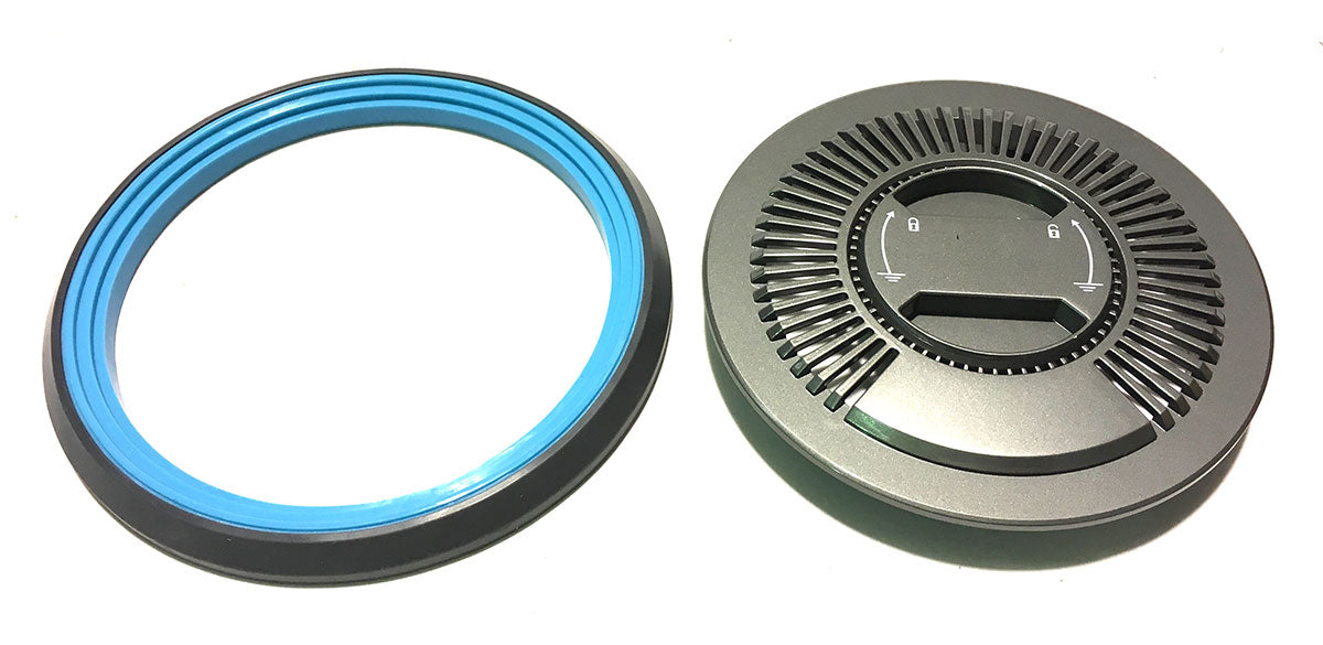 Vax Cylinder Air Powerhead VCAPH1500 Left Wheel Assembly and Vacuum Exhaust Grill (029412001005)
