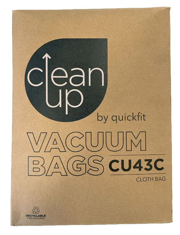 Clean Up CU43C Synthetic Vacuum Cleaner Bags to suit Kerrick, Aquavac, Hoover, Modern Day Vacuum Cleaners (32440565)