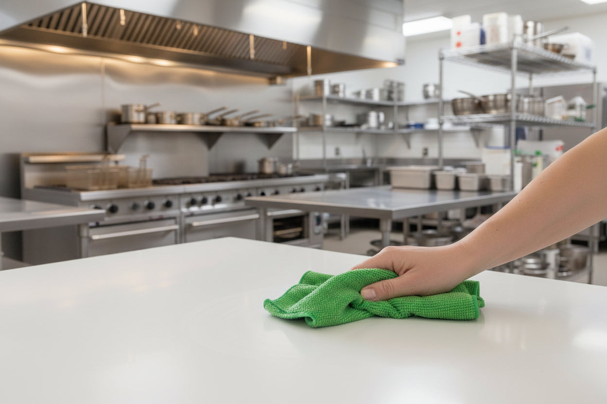 Green Microfibre Cloths 5-Pack (MFGRN)