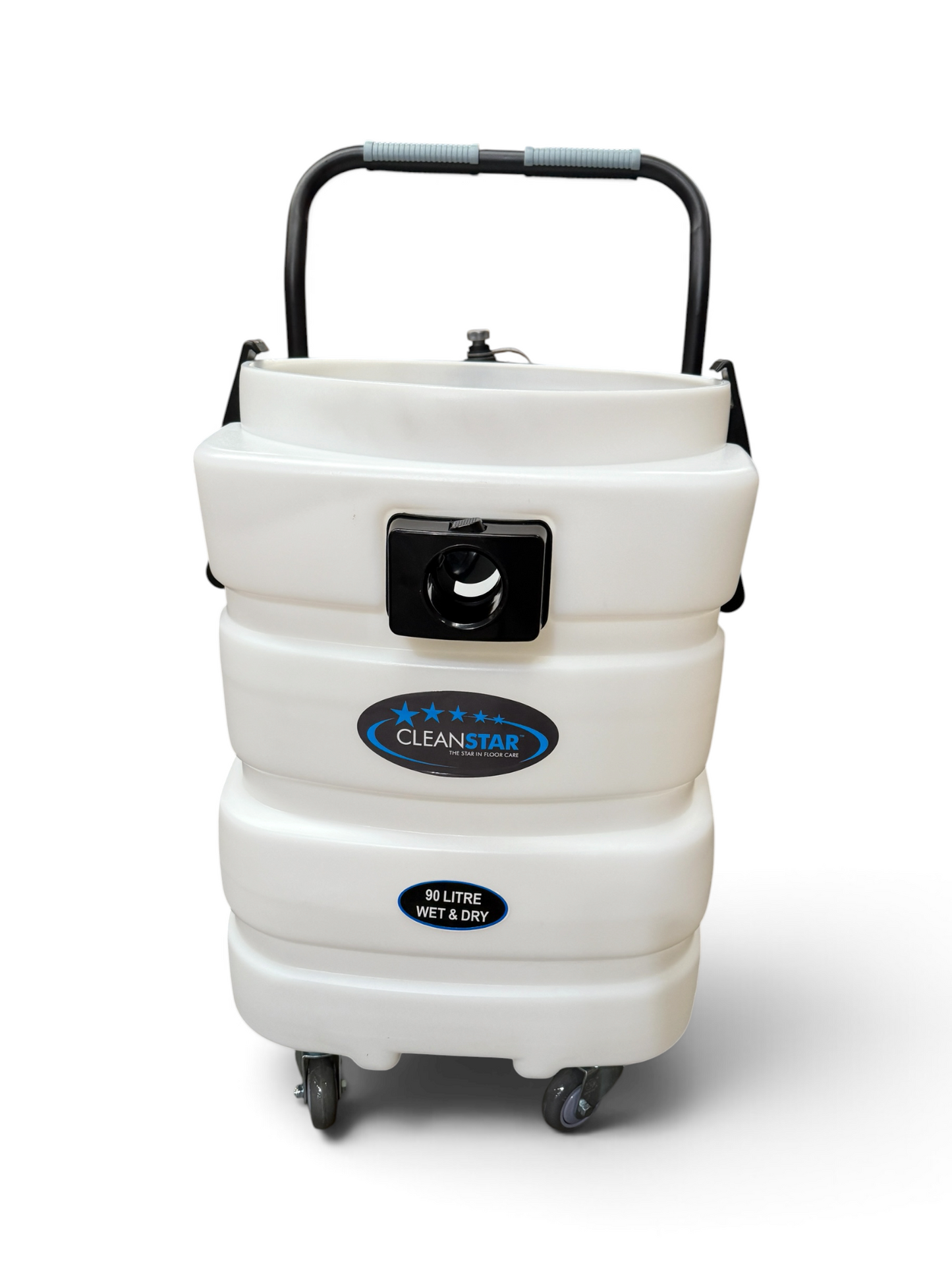 Cleanstar VC90LP 90 Litre Wet and Dry Vacuum Cleaner Tank With Wheels, Handle And Tank End (VC90LP-28COMP)#
