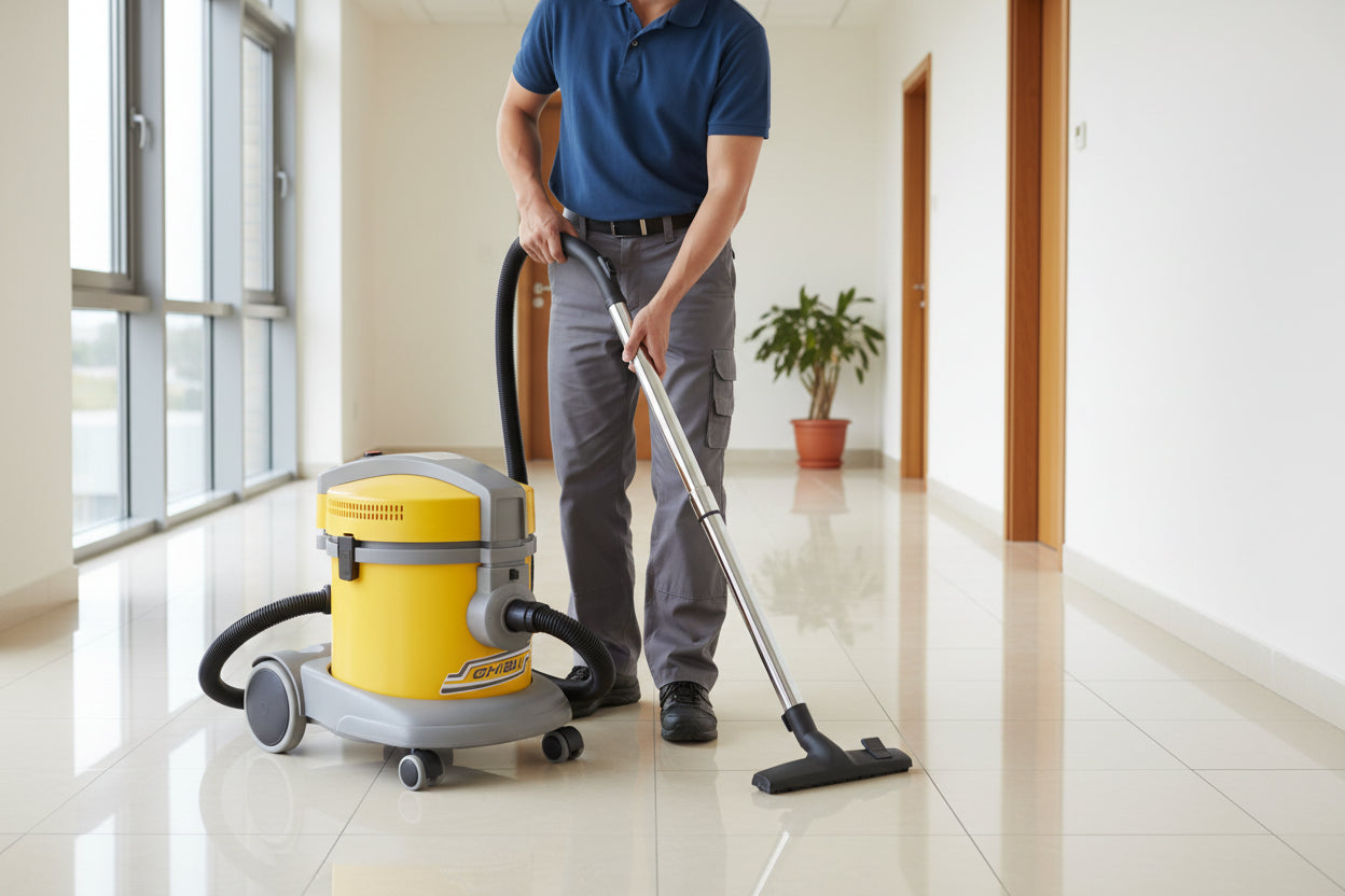 Ghibli 11 Litre Wet and Dry Plastic Commercial Vacuum Cleaner (V-ASL7P)