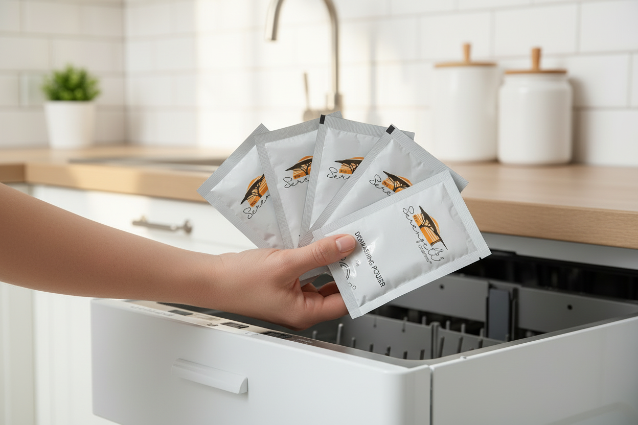 Dishwashing Powder – 10g Sachet - 1000 pack – Hotel Guest Amenities (CDISHP-10G)