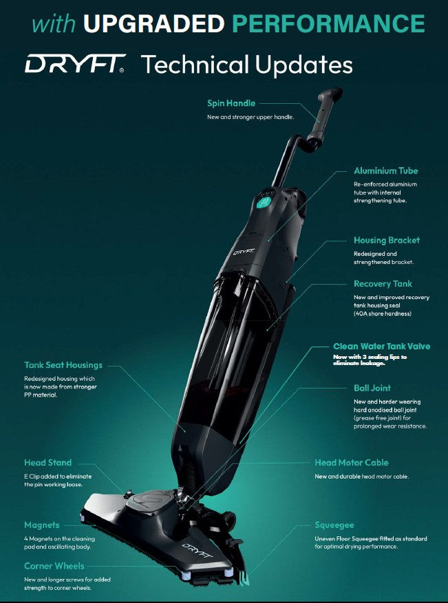 DRYFT Battery Powered WORLD FIRST S-Motion Floor Scrubber Dryer (DRYFT)#