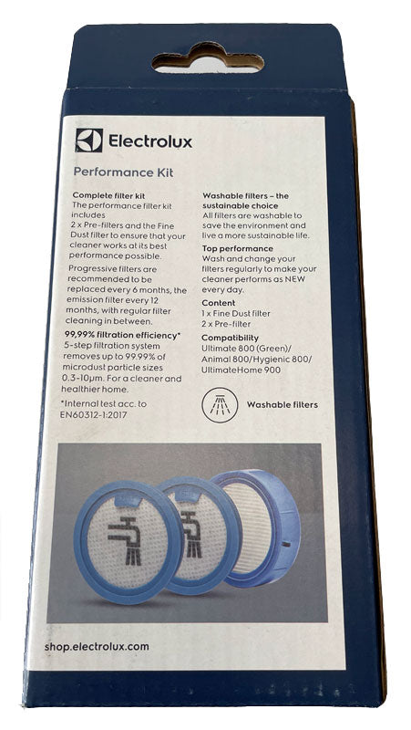 Electrolux Ultimate Home 900 EFP91824GY Stick Vacuum Filter Kit (900923436)