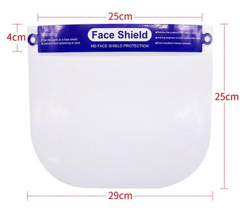 Clear Plastic Protective Face Shield (SHIELD)