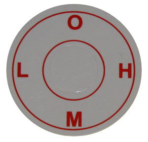 Cleanstar HW-900 Carpet Blower Switch Shift Mark (HW-900-28)