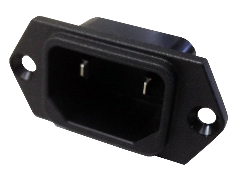 Male 2 Pin IEC Power Socket for Backpack Vacuums (IEC-20203)