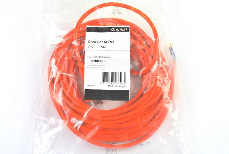 Nilfisk GD5, GD10, GD1000, GD2000, HDS2000 Series Power Cord Pack (12003803)