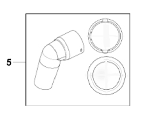 Nilfisk GD5 and GD10 Hose Machine End Coupling Kit with Seal (1471085500)