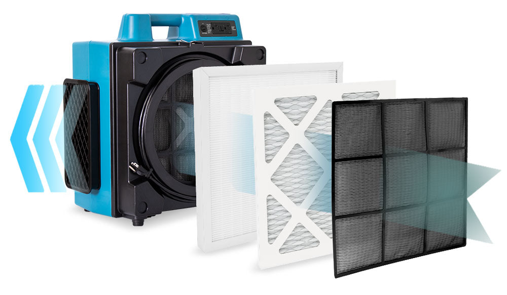 XPOWER X-3400 Air Purifier Scrubber HEPA Filter (X-3400-H35)