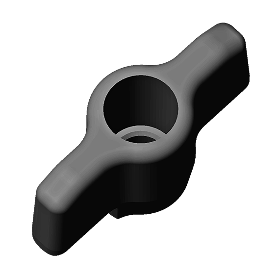 MotorScrubber SHOCK Wingnut (011-0024)