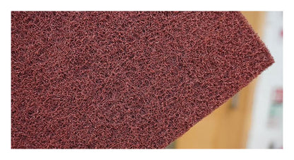 MotorScrubber SHOCK Low Profile Oscillating Floor Cleaner Maroon Stripping Pads - 10 pack (011-0073-10)
