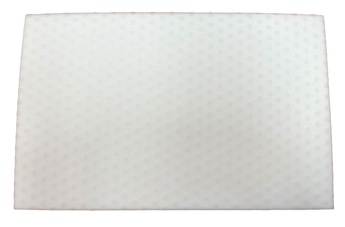 MotorScrubber SHOCK Low Profile Oscillating Floor Cleaner White Melamine Pads - 10 pack (011-0075-10)