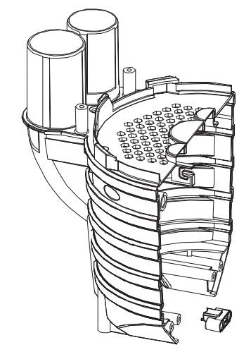 Vax Upright Vacuum Cleaner Rear Motor Housing Assembly (029084001014)***#