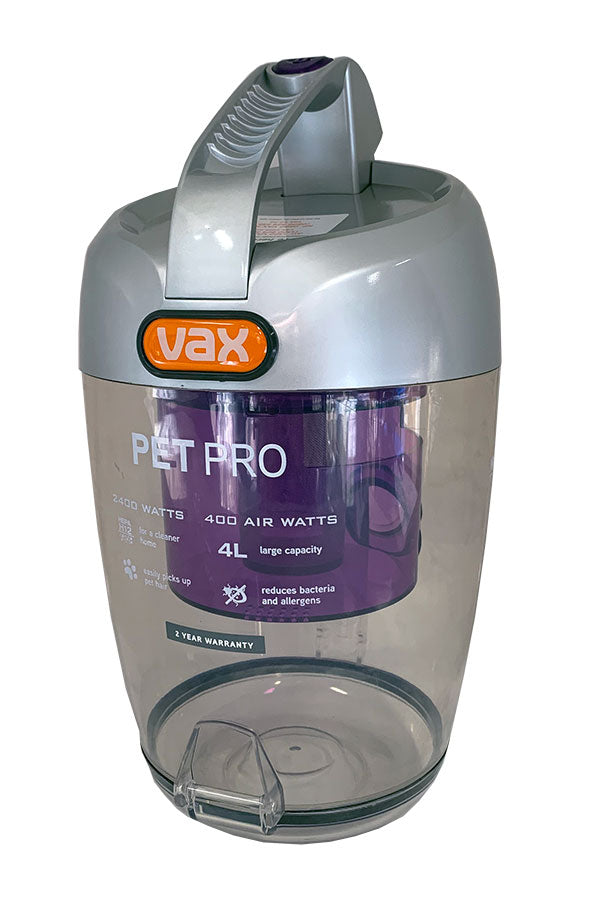 Vax VX39 and VX74 Pet Pro Vacuum Dirt Bin Assembly (029246047001)