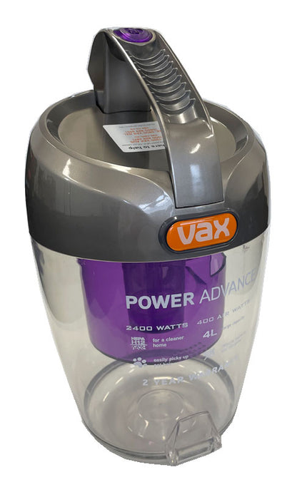 Vax VX72, VX75 and VX77 Bagless Vacuum Cleaner Dirt Bin Assembly (029246050003)