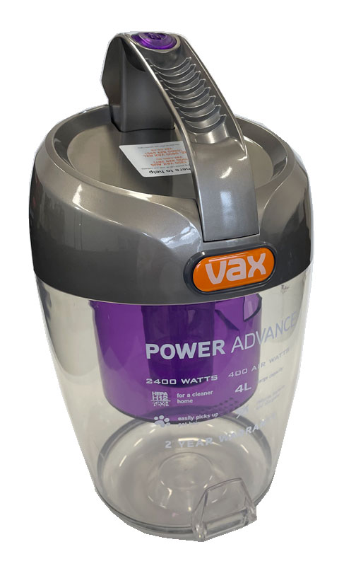 Vax VX72, VX75 and VX77 Bagless Vacuum Cleaner Dirt Bin Assembly (029246050003)