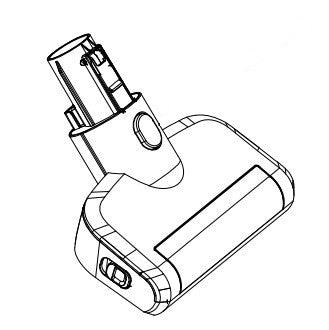 Vax VSV21Z SlimVac Pro Max Stick Vacuum Mini Motorised Floor Tool (029550004005)***#