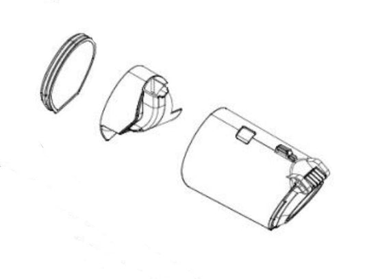 Vax VSV21D2 Reach Plus Stick Vacuum Dust Bin Assembly (029975023004)
