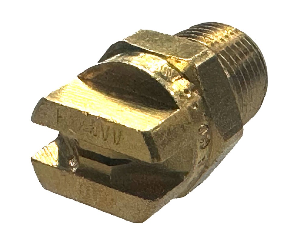 Brass 1/8 inch V-Jet Carpet Extraction Nozzle Tip 11003 (10-0626)