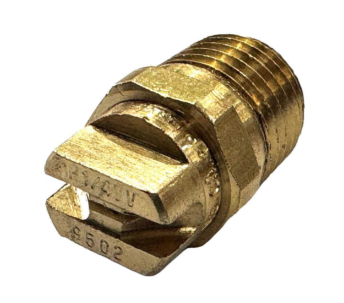 Brass 1/4 inch V-Jet Carpet Extraction Nozzle Tip 9502 (10-0815)