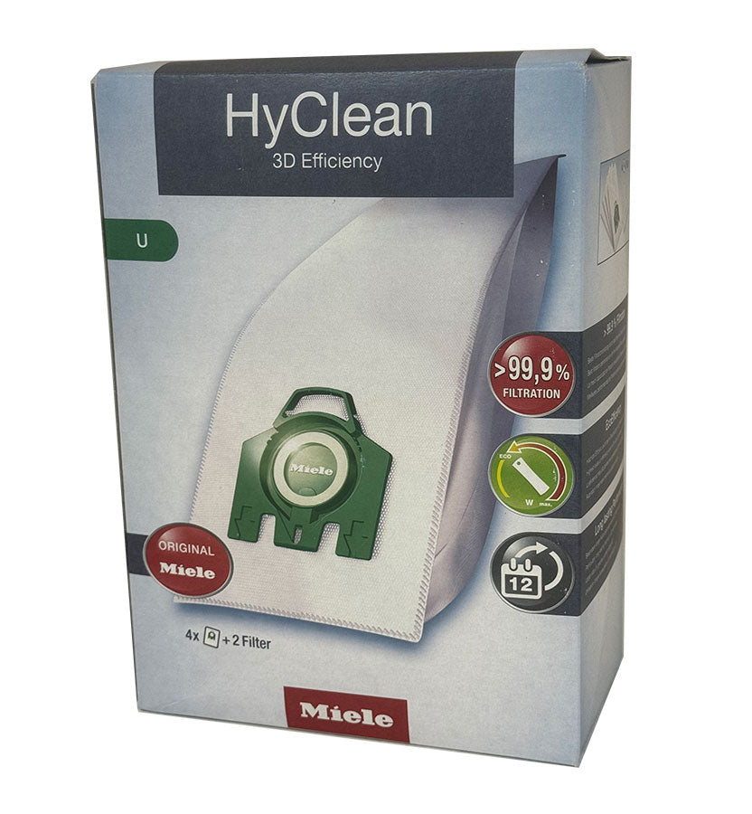 Miele Type U Synthetic HyClean Vacuum Cleaner Dust Bags (10123250)
