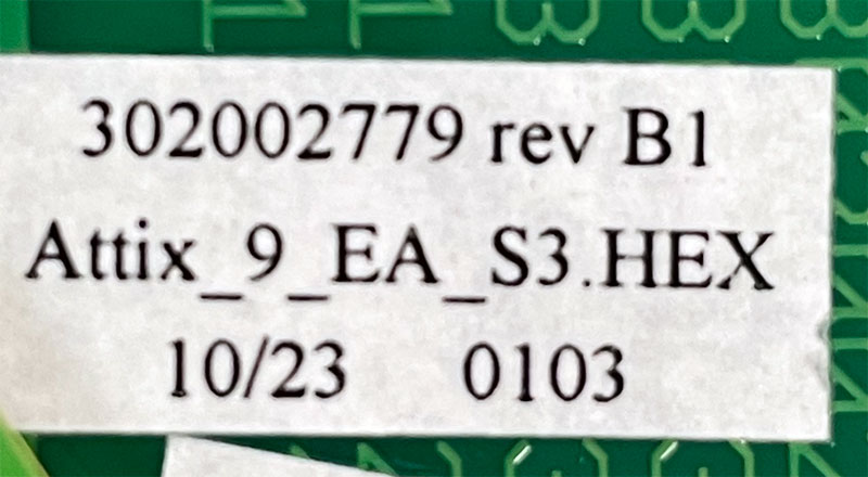 Nilfisk Attix 963-21 & 965-21 Printed Circuit Board (107401081)