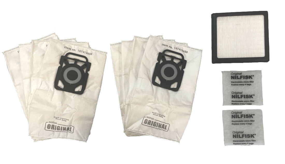 Nilfisk Extreme Vacuum Bag and Filter Starter Kit (107403113)