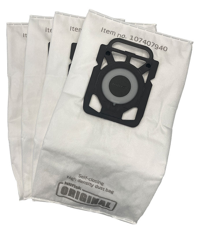 Nilfisk Elite, Extreme and King Series Vacuum Cleaner Bags - 4pk (107407940)