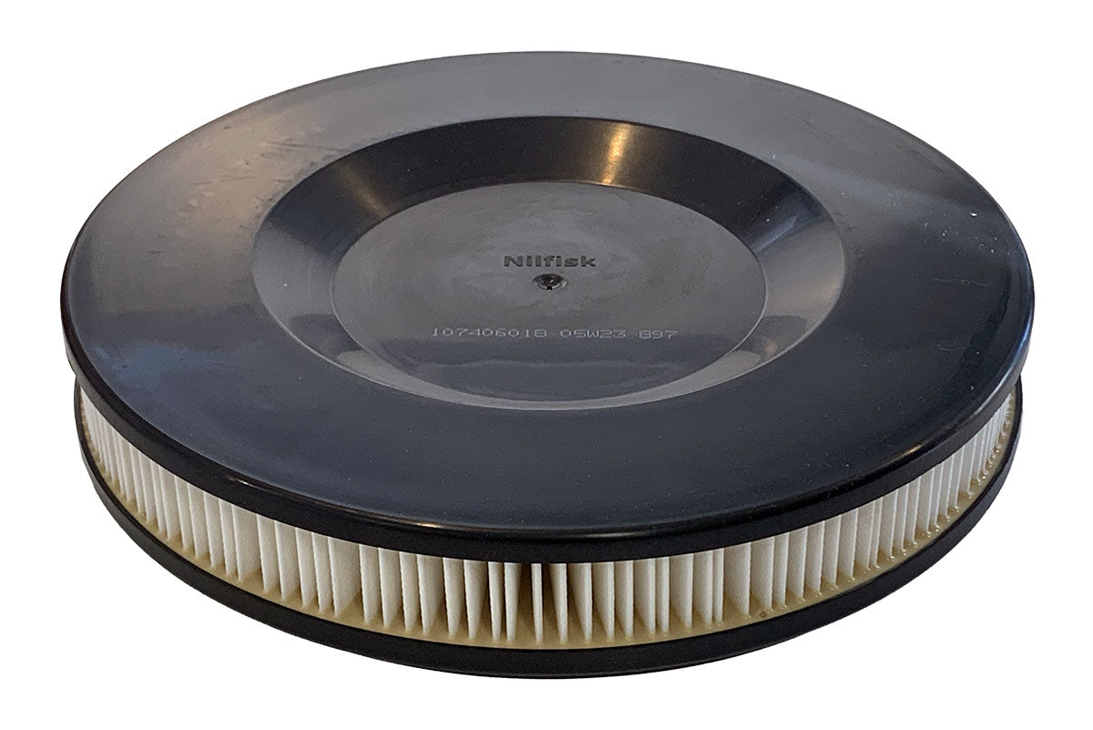 Nilfisk VL500-75 and VL500-55 Vacuum Cleaner Upper HEPA Cartridge Filter (107409007)