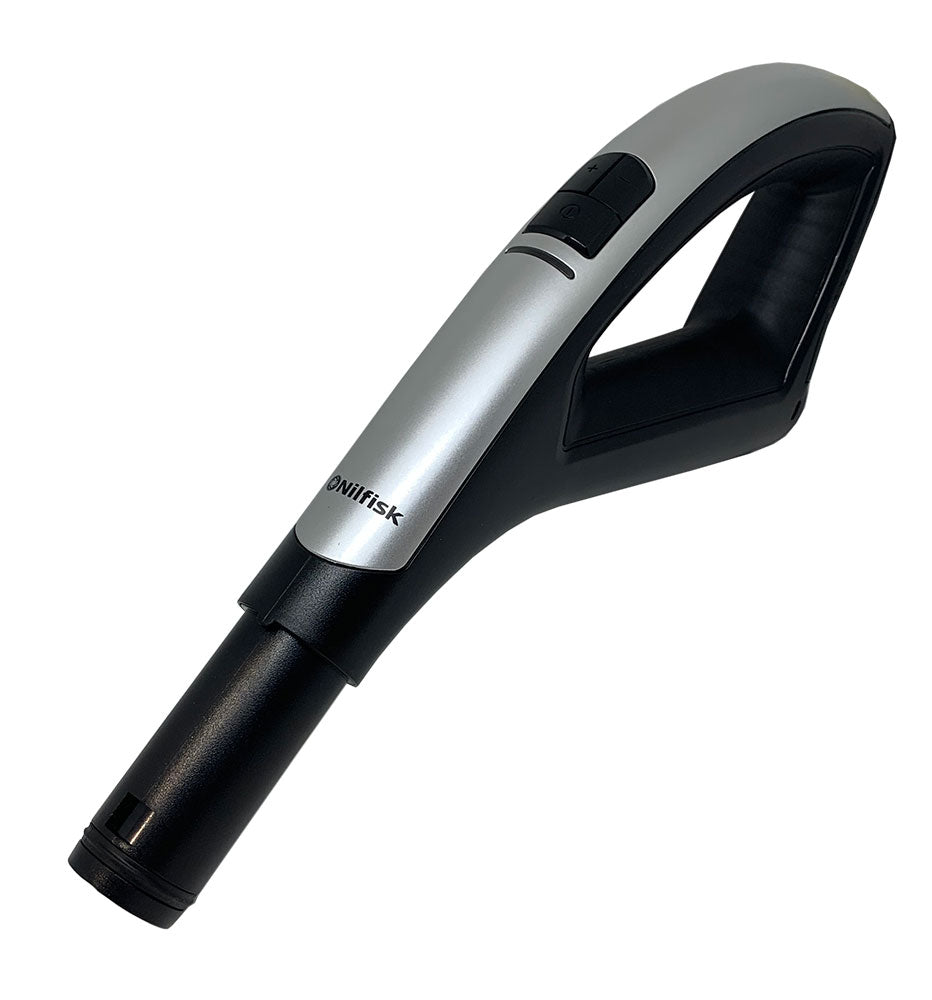 Nilfisk Elite and Select Comfort Vacuum Cleaner Hose Handle Bent End Piece (107410295)