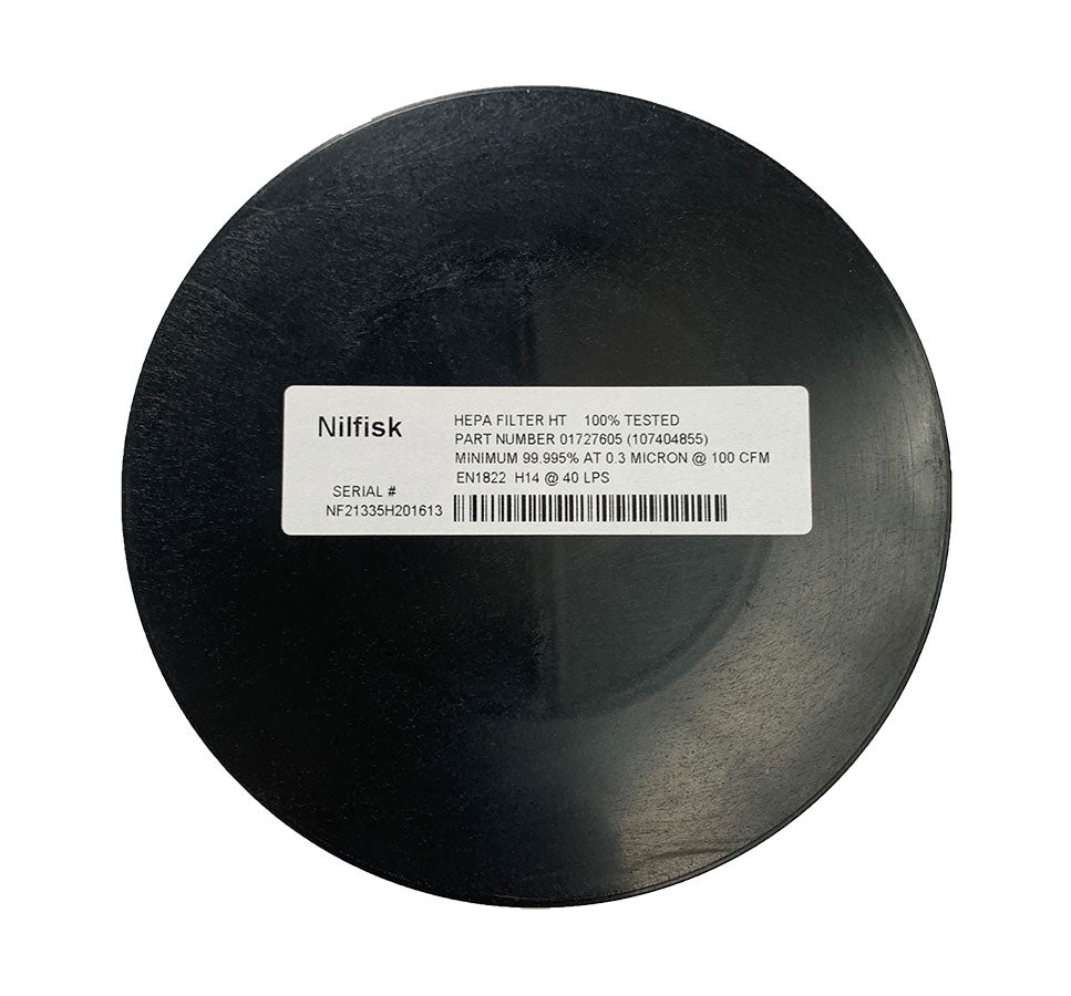 Nilfisk VHS 40 Vacuum H14 HEPA Filter Element (107413555)