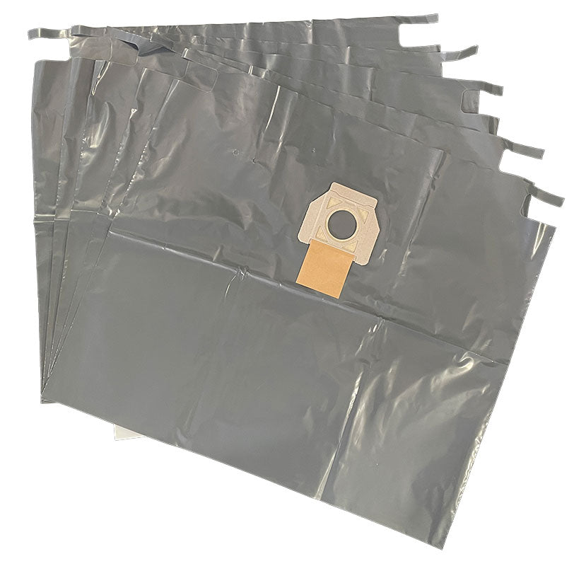 Nilfisk VHS40, VHS42, Attix 33, Attix 44 Disposable Vacuum Bags - 5 pk (107417821)