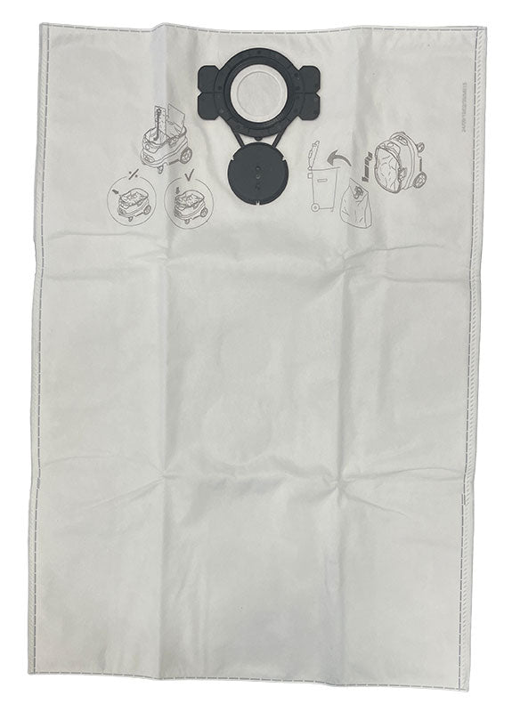 Nilfisk VHS40, VHS42, Attix 33, Attix 44 Vacuum Cleaner Fleece Filter Dust Bags - 5pk (107419593)