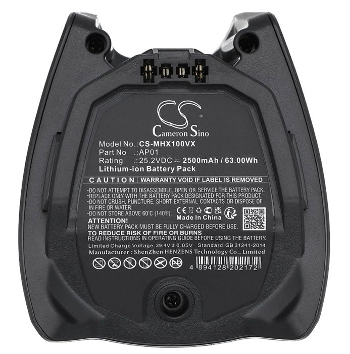 Miele HX1, HX2 Triflex Stickvac Replacement Lithium-Ion Battery (11384710)