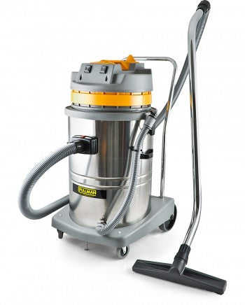 Pullman 60 Litre CB60SS Twin Motor Stainless Steel Wet and Dry Commercial Vacuum Cleaner (11500014)