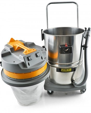 Pullman 60 Litre CB60SS Twin Motor Stainless Steel Wet and Dry Commercial Vacuum Cleaner (11500014)