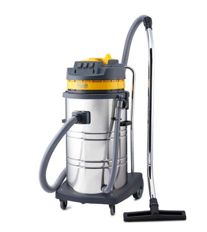 Pullman 80 Litre CB80SS Stainless Steel Wet and Dry Commercial Vacuum Cleaner - 15 Amp (11500020)