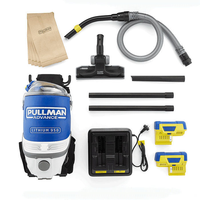 Pullman Advance PL950 Lithium Cordless Backpack Vacuum Cleaner (11500209)