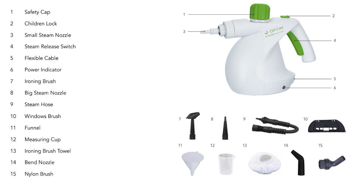 Optim O2900 All Rounder Hand Steamer (12100162)