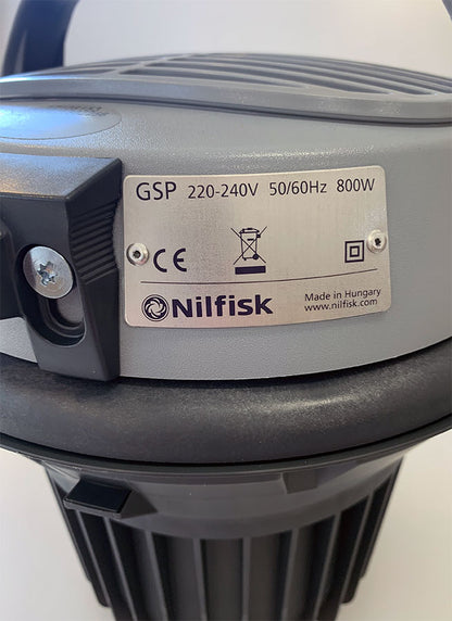 Original Nilfisk GM80, GS90 Head Unit Complete Motor Replacement Solution 800 Watt (12108153)
