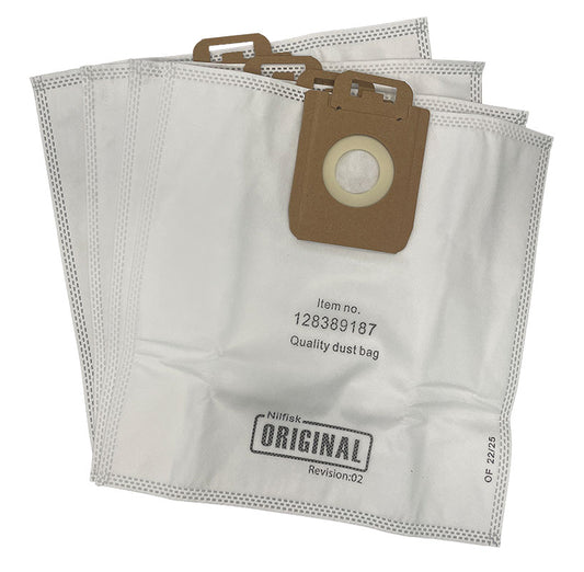 Nilfisk Power Series and Select Series Synthetic Vacuum Cleaner Bags - 4pk (128389187)