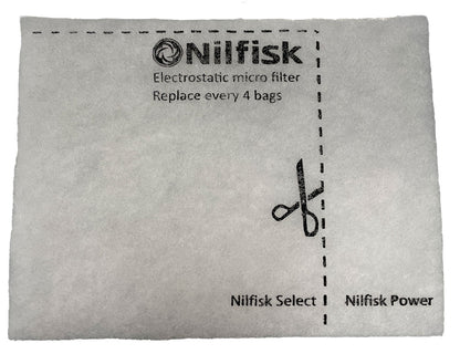 Nilfisk Power Series and Select Series Synthetic Vacuum Cleaner Bags - 4pk (128389187)