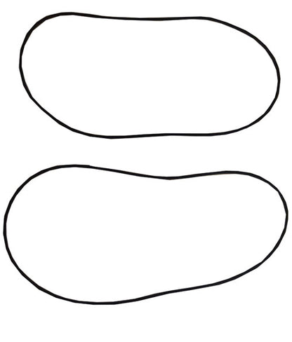 Nilfisk Floortec 350 Polyester Vacuum Filter Seals