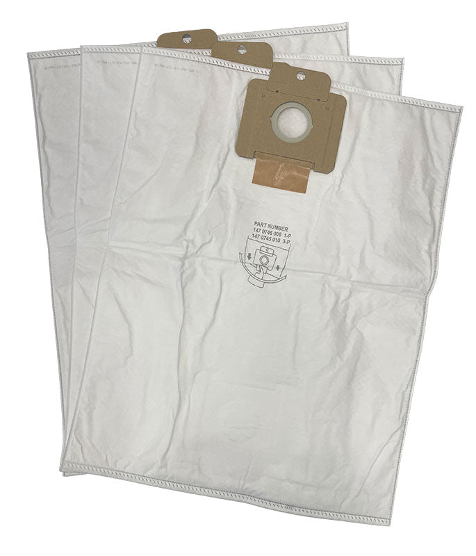 Nilfisk WD215, WD225, GWD320, GWD335 Vacuum Cleaner Bags - 3pk (1470745010)