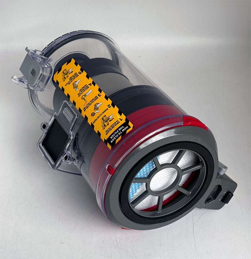 Hoover OnePower Stick Vac F18OPSV22J2, F18OPSV22A2, F18OPSV22A2 Dust Bin Assembly with Filter (205167010)