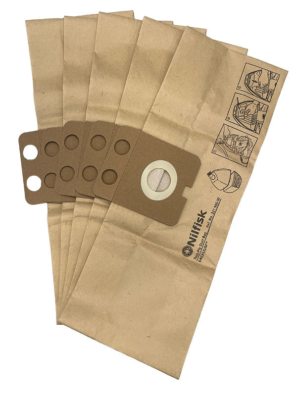 Nilfisk Backuum Vacuum Cleaner Bags - 5pk (22198000)