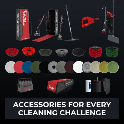 MotorScrubber JET3 Handheld Scrubber with Spray Scrub Technology Starter Kit (MSJET3)#