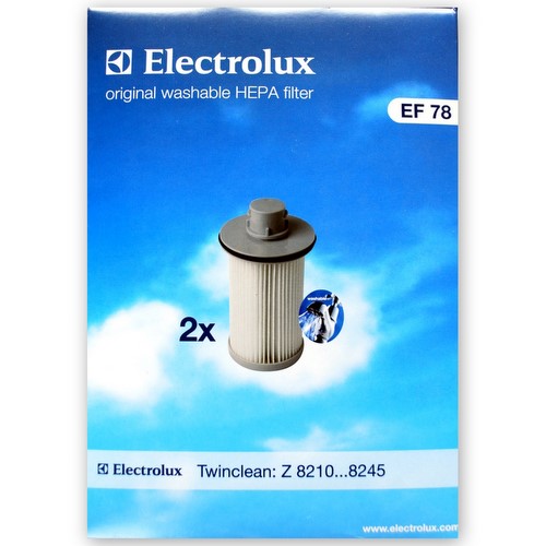 EF78 Electrolux Twinclean Z8210 - Z8280 Washable HEPA Vacuum Filters (900082324)