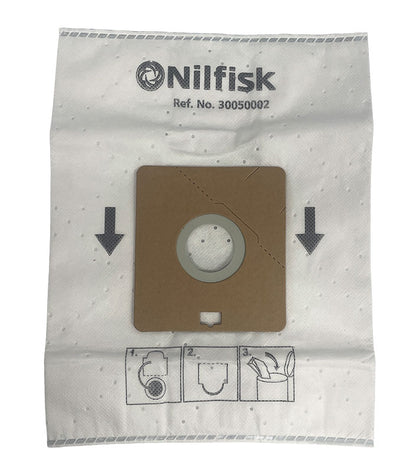 Nilfisk GM100 Sprint, Action, Bravo and Astral Series Vacuum Bags - 5 pk (30050002)
